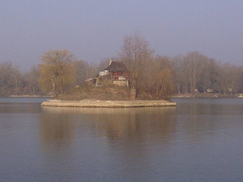 Bunkerinsel im Goldkanal